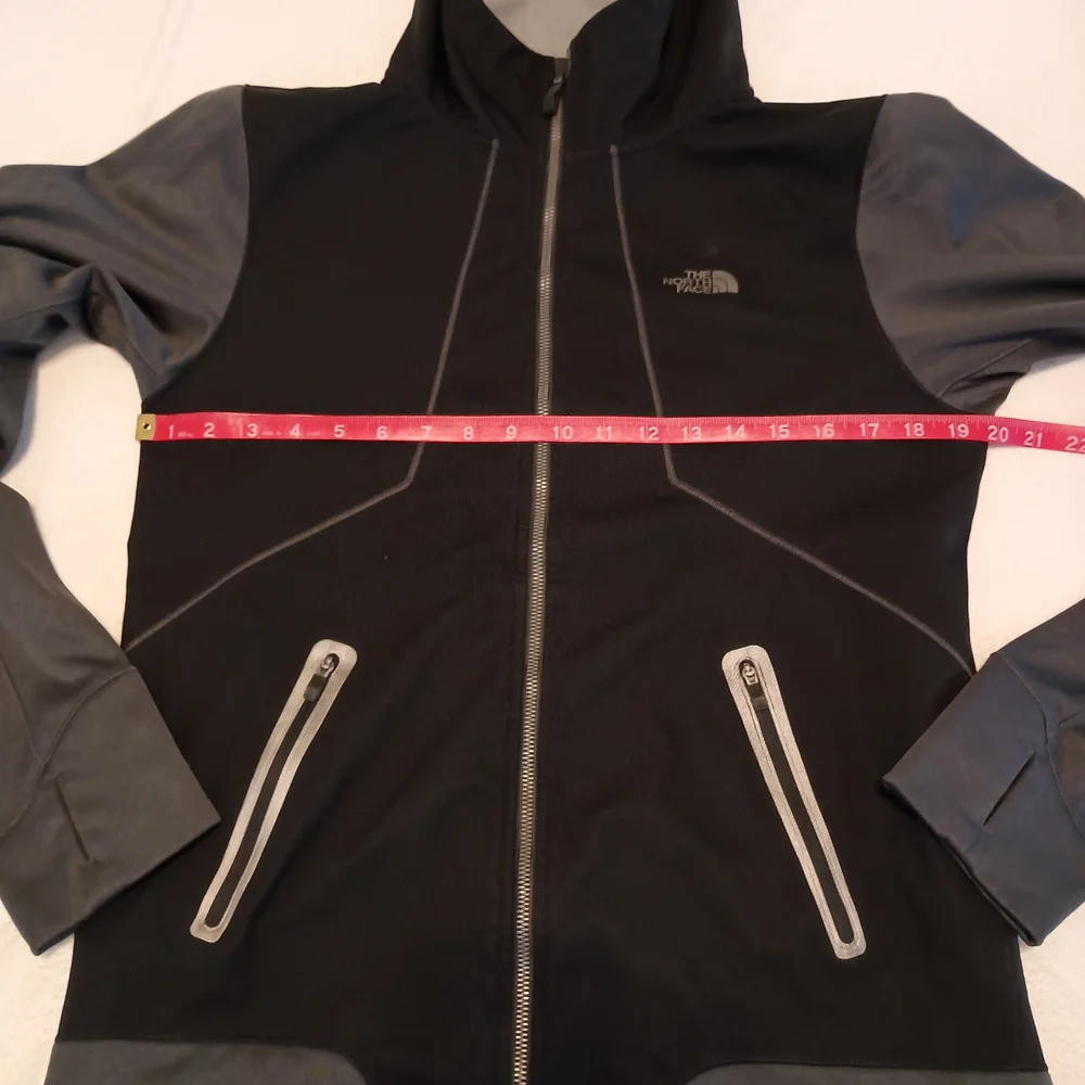 The North Face Kilowatt Full Zip Hooded Jacket Men's Size Small Black/Grey